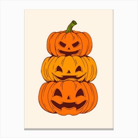 Pumpkins Canvas Print