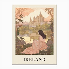 Vintage Travel Poster Ireland 4 Canvas Print