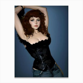 Pin Up Beauty Canvas Print