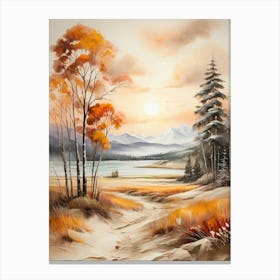 Autumn Landscape 3 Canvas Print