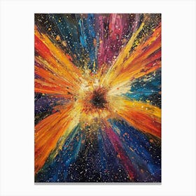 Explosion In Space Canvas Print