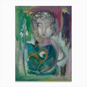 Wall Art, Madonna Of The Lilies Canvas Print