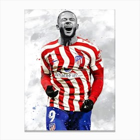 Memphis Depay Portrait 1 Canvas Print