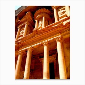 Petra the Treasury Canvas Print