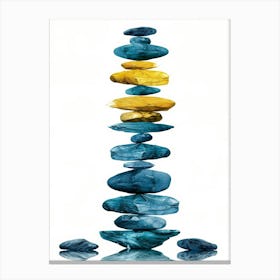 Balancing Stones 1 Canvas Print