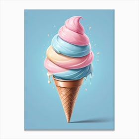 Ice Cream Cone 1 Canvas Print