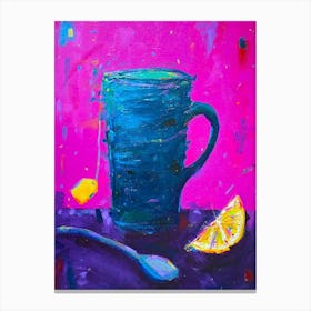 Tea With Lemon Canvas Print