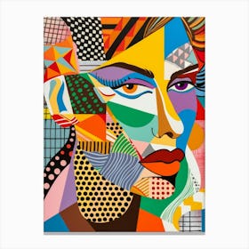 Abstract Portrait Of A Woman 104 Canvas Print