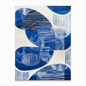 'Blue Wave' 10 Canvas Print