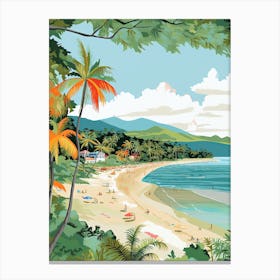 Tanjung Rhu Beach, Langkawi Island, Malaysia, Matisse And Rousseau Style 4 Canvas Print