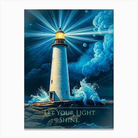 Let Your Light Shine Canvas Print