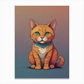 Orange Tabby Cat 9 Canvas Print