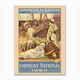 Compagnie Algérienne Canvas Print