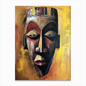 African Tribe Mask 1 Canvas Print