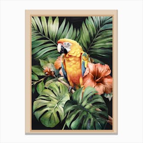 Tropical Parrot Canvas Print