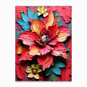 Paper Flower Canvas Print