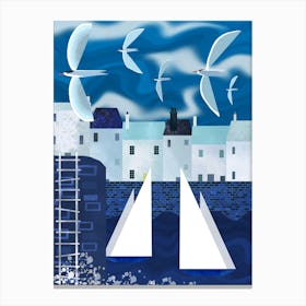 White Sails Canvas Print