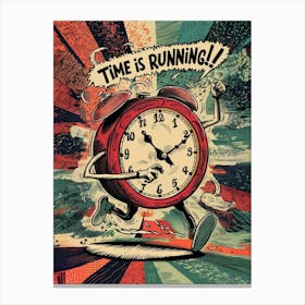 Time Is Running Canvas Print