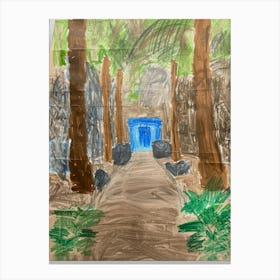 Child'S Drawing Canvas Print