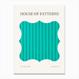 Stripes Pattern Poster 32 Canvas Print