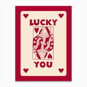 Lucky You 2 Canvas Print