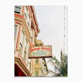 San Francisco Castro District V on Film Canvas Print