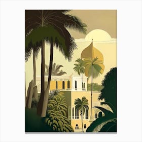 Key West Florida Rousseau Inspired Tropical Destination Canvas Print
