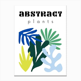 Abstract Plants Poster 5 Canvas Print