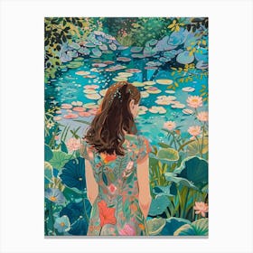 In The Garden Monet S Garden France 4 Canvas Print