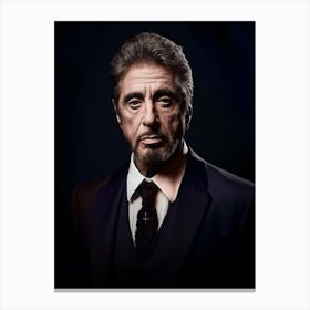 Color Photograph Of Al Pacino Canvas Print