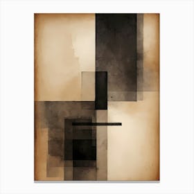 Abstract Geometric Painting (12) 1 Canvas Print