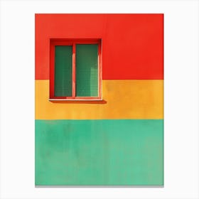 Colorful Window Canvas Print