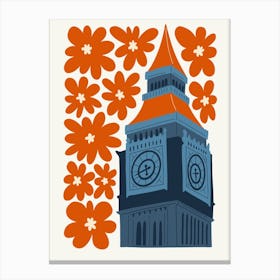 Big Ben London Travel Matisse Style Canvas Print