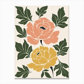 Peonies Canvas Print