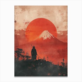 Fuji's Lament: Samurai 3 Canvas Print