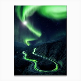 Aurora Borealis Light Canvas Print