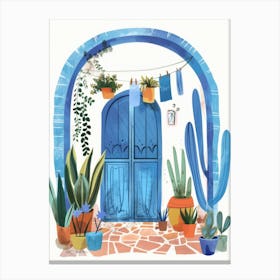 Blue Door 64 Canvas Print