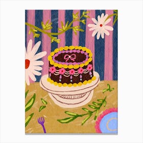 Birthday Cake 4 Canvas Print