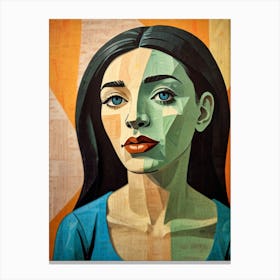 Portrait Of A Woman 6 Canvas Print