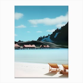 Beach Scene Canvas Print