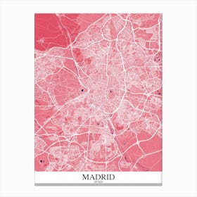 Madrid Pink Purple Canvas Print