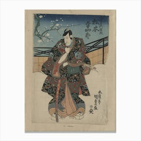 Godaime Matsumoto Kōshirō No Kudō Saemon No Suke Canvas Print