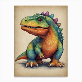 Dinosaur Canvas Print