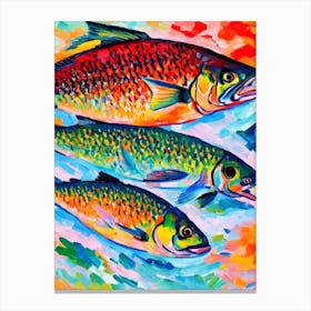 Mulloway Matisse Inspired Canvas Print