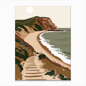 Steps To The Beach Canvas Print