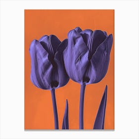 Purple Tulips 2 Canvas Print