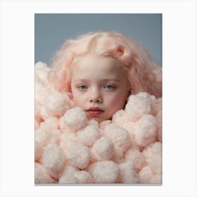 Pink Pom Poms Canvas Print