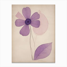 Purple Flower Canvas Print