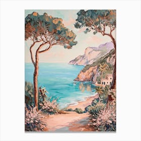 South Of France Kitsch Brushstrokes 1 Canvas Print