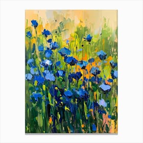 Blue Cosmos 1 Canvas Print